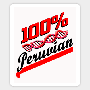 100% Peruvian Heritage DNA Genetics Strand Magnet